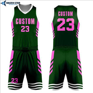 Ensemble d'uniformes de basketball pour hommes adultes - 100% polyester, antibactérien, respirant, séchage rapide, personnalisable avec les noms/numéros/logos d'équipe - Product Image 3