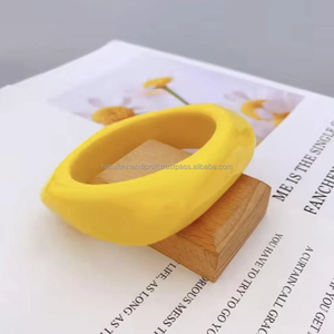 Pulseras de Resina Multicolor para Mujer, Resina Epoxi para Pulseras de Tubo con Cuentas, Joyería de Moda - Product Image 2