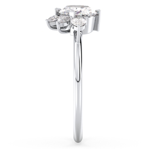 REYES IGI Certified Lab Grown <b>Diamond</b> <b>Ring</b> Exquisite 14K White Gold Engagement Solitaire <b>Rings</b> for Unforgettable Moments - Product Image 4