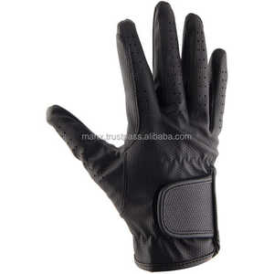 Guantes de cuero para montar a caballo, guantes de carreras ecuestres de invierno, deportes al aire libre para chicas jóvenes, perfectos para montar, guantes de montar - Product Image 2
