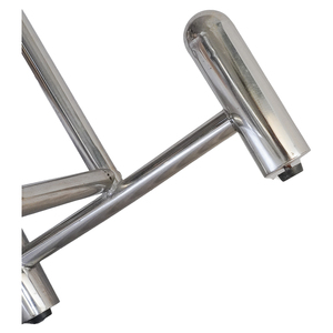 Expositor de Ropa Metálico de Lujo Resistente Bros, Plegable, Moderno, Portátil, para Exhibición Minorista, OEM ODM Vietnam - Product Image 5