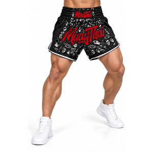 กางเกงชกมวยไทยชายหญิง กางเกงมวย MMA สำหรับแข่งขันและฝึกซ้อม กางเกงมวยผสมศิลปะการต่อสู้แบบผสมผสาน - Product Image 5