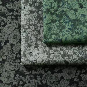 Floral <b>Knitted</b> Cotton Fabric Lightweight Breathable Textile <b>for</b> Dress Skirt <b>Bag</b> Lining Wedding Apparel - Product Image 6