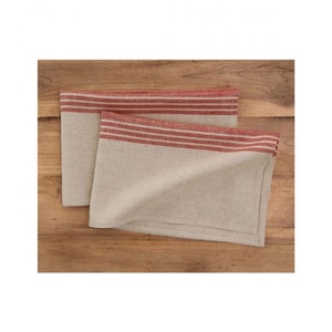 4 pièces brodées à la main de couleur bleue 30*30cm velours corail petit carré microfibre gant de toilette absorbant maison Golf serviettes de cuisine - Product Image 4