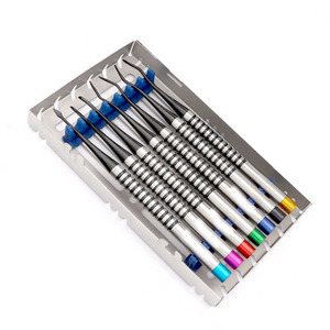 ชุดเครื่องมือถอนฟัน PDL Proximator 7 ชิ้น ทำจากสแตนเลส พร้อมกล่องฆ่าเชื้อ OEM - Product Image 1