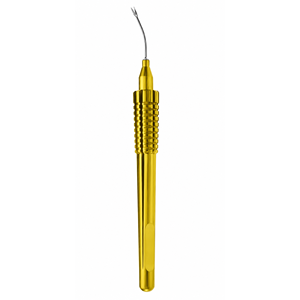 Ciseaux de précision ophtalmiques en titane de qualité supérieure pour la découpe de lentilles intraoculaires vitréo-rétinianes, longueur 143 mm, disponibles en 20g, 21g, 22g, 23g et 25g - Product Image 3