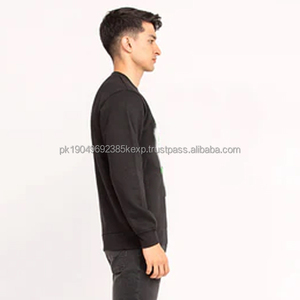 Sudadera de hombre de alta calidad con logotipo personalizado en blanco y hombros caídos ropa de calle de algodón pesado - Product Image 4