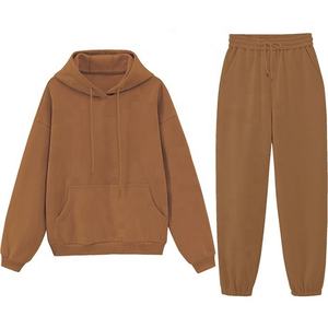 Chándal de mujer de algodón sólido 2025 sudaderas con capucha y joggers Fitness Jogging Active Bottoms con pantalones de chándal y sudaderas - Product Image 6