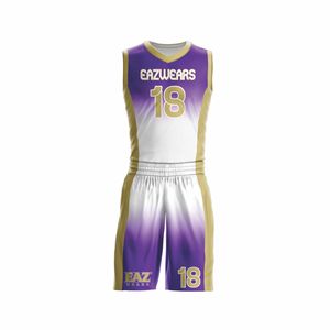 Uniforme de Baloncesto Personalizado para Hombre, Sublimado con Logotipo, Transpirable, Absorbente de Humedad, 100% Poliéster Ecológico, Deportivo - Product Image 4