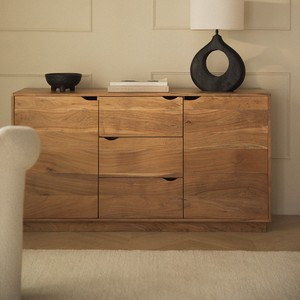 Vandana Grand Radiant <b>Sideboard</b> 140x40 cm in Tasmani acacia wood - Product Image 1