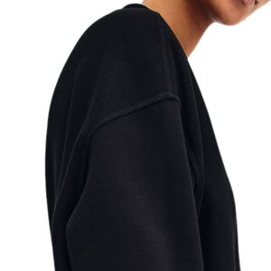 Sudadera Oversize de Cuello Redondo para Mujer, Manga Larga, Forro Polar, con Ribete Acanalado, Ajuste Holgado, Estilo Casual Urbano - Product Image 3