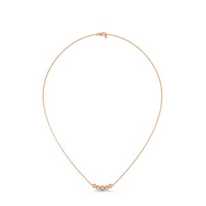 Collar de Oro Rosa Fino con Colgante y Diamante Creado en Laboratorio como Piedra Central para una Colección de Joyería Refinada - Product Image 3