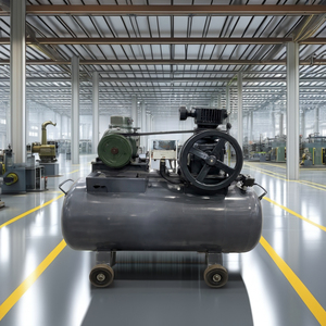 Compresor de Aire Eléctrico Estacionario de Doble Cilindro y Una Etapa, Modelo SSDC-2, de Alta Resistencia, Industrial, de Alta Eficiencia y Duradero - Product Image 4