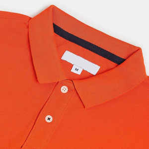 เสื้อโปโลผู้ชายสำหรับฤดูร้อน ดีไซน์หรูหรา สีตัดกัน ผ้าถักคอตตอน 100% ติดซิป ระบายอากาศได้ดี สวมใส่สบาย - Product Image 6