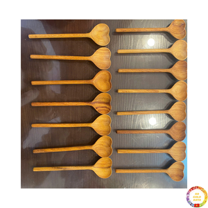 Natural <b>Wooden</b> Spoon for Cooking and Serving Handcrafted Kitchen Utensil Eco Friendly Tableware Made in Vietnam - Product Image 5