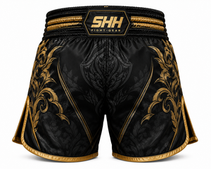 SHH Industries Custom Logo Muay Thai Shorts <b>Men</b> Luxury Satin Boxing Fight <b>Trunks</b> Kickboxing Martial Arts Training Wear Wholesale - Product Image 2