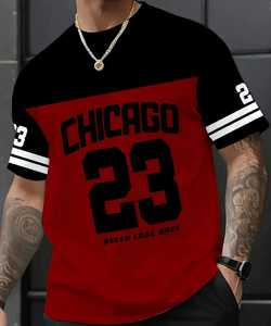 Camiseta de Manga Corta para Hombre, Estilo Urbano, de Secado Rápido, Transpirable, Absorbente de Sudor, Ideal para el Verano, Venta Caliente de Fábrica - Product Image 2