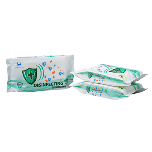 Lingettes écologiques Kawaii en herbe de citronnelle naturelle, paquet de 20, emballées individuellement, extra douces, antibactériennes, sûres pour le nettoyage domestique - Product Image 1