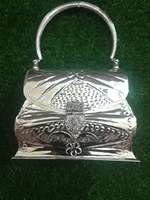 Pochette vintage style crocodile, mode ethnique antique, sac à main coussin, fermeture éclair ouverte, motif géométrique, logo, chaîne pour femmes