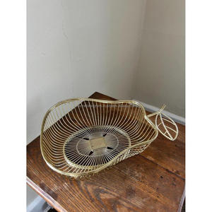 Apple Design Iron Wire Fruits <b>Basket</b> For Home Decoration <b>Table</b> Centerpiece Decorative <b>Baskets</b> Wholesale - Product Image 2
