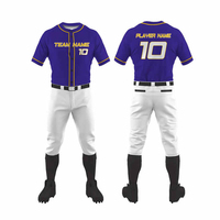 Ensemble d'uniformes de baseball personnalisés à prix avantageux, avec logo du nom de l'équipe, vêtements de sport, uniforme de baseball en solde, meilleure qualité, léger