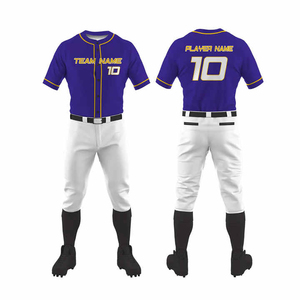 Uniforme de béisbol sublimado personalizado a precio económico, con nombre del equipo y logotipo, ropa deportiva, uniforme de béisbol en oferta, la mejor calidad, ligero. - Product Image 1