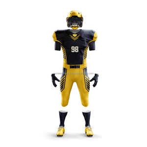 Uniforme de Football américain léger 2025 vêtements d'équipe personnalisés tissu de maille respirant matériel à séchage rapide en gros 2025 à 2026 - Product Image 2