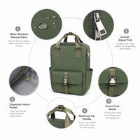 Sac à dos de voyage grande capacité, ignifuge et imperméable, avec logo personnalisé, multi-poches, pour ordinateur portable, idéal pour les trajets professionnels - Vente chaude