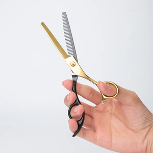 Ciseaux de barbier de 6,75 pouces en acier inoxydable, tranchants, pour la coupe et l'effilage des cheveux à domicile - Product Image 3