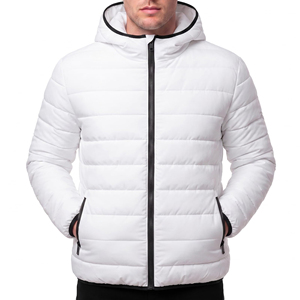 Chaqueta de burbujas personalizada al por mayor para hombre, abrigo acolchado de invierno, resistente al viento, informal, estilo urbano, fabricante de ropa OEM ODM - Product Image 4