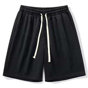 Pantalones cortos de algodón 100% para hombre, elásticos, con impresión de logotipo personalizado, los más vendidos, para verano y playa. - Product Image 6