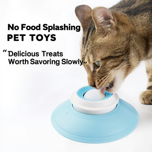 Slow Feeder Lick <b>Mat</b> Toy for Dogs and <b>Cats</b> with Suction Cup Rotating Ball Food Dispenser Tongue Cleaning Bowl - Product Image 2
