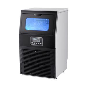 Macchina Professionale per Ghiaccio in Acciaio Inox da Banco, Produzione 80 Libbre/24h, Capacità di Stoccaggio 12 Libbre, 32 Cubetti per Ciclo - Product Image 6