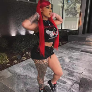 Nouvelle Collection 2026 – Ensemble Deux Pièces Sexy pour Femme : Débardeur Imprimé et Short au-dessus du Genou, Séchage Rapide, Style Européen et Américain, Idéal Été - Product Image 5