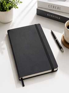 Premium Fabric Cover Notebook with Lock Closure Elegant Linen Finish Diary Notebook with Strap Lock Premium <b>A5</b> Fabric Diary <b>Note</b> - Product Image 4
