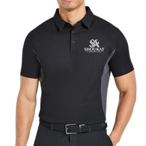 เสื้อโปโลชายสีดำ แขนสั้น คอปก รับทำโลโก้ตามสั่ง ผู้ผลิต OEM ขายส่ง เสื้อกีฬากอล์ฟ เทนนิส คุณภาพพรีเมียม - Product Image 5