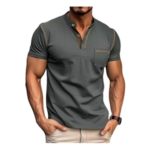 Camiseta de un solo Jersey de algodón 100% de alta calidad, Color sólido, manga corta, patrón liso, Logo, transpirable, precio de fábrica directo - Product Image 1