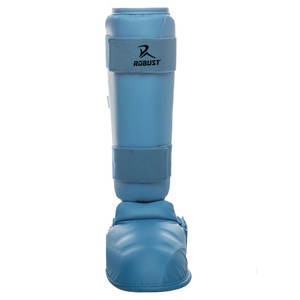 Protector de Espinilla de Karate de Cuero de Alta Calidad, Ligero, para Entrenamiento de Artes Marciales y Ejercicio Físico - Product Image 1