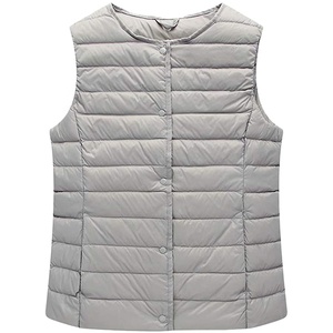 Chaleco acolchado de nailon sin mangas ligero cálido de invierno para hombre, chaqueta a prueba de viento con cremallera y función impermeable - Product Image 4
