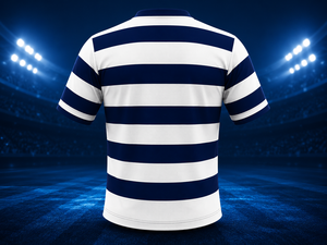Maillot de football pour enfants personnalisé SM blanc à manches courtes 100% polyester respirant à séchage rapide avec logo d'équipe - Product Image 2