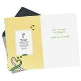 Abbraccio di dinosauri Design divertente biglietto di auguri anniversario con pellicola accenti 5 'X 7.25' busta porta carte regalo - Product Image 3