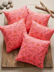 Printed Cotton Cushion <b>Covers</b> Decorative <b>Sofa</b> Pillow <b>Covers</b> Floral Fruit Design Home Decor Cushion Case - Product Image 4