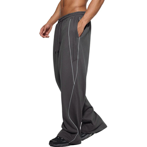 Custom Men Women Jogger <b>Pants</b> Elastic Waist Drawstring Straight Leg Loose Casual OEM ODM Wholesale - Product Image 5