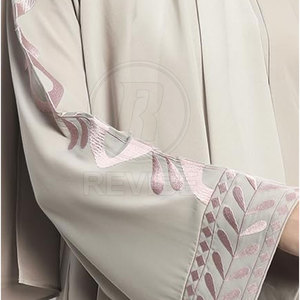 Soft Fabric Elegant Women <b>Abaya</b>-Comfortable & Breathable Floor Length Long Sleeves All Seasons Use - Product Image 6