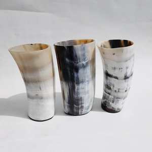 Copa de Cuerno de Vidrio Hecha a Mano, Calidad de Exportación, Estilo Náutico y Animal, Tallada a Mano, Pulida, Artesanía Natural - Product Image 2