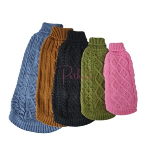 OEM ODM vêtements pour animaux de compagnie à bas <span class=keywords><strong>prix</strong></span> Designer pull pour animaux de compagnie bleu sans manches tricoté <span class=keywords><strong>teckel</strong></span> <span class=keywords><strong>chien</strong></span> pull pour chats et chiens - Product Image 4