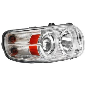 Gruppo Fari Alogeni con Lente Cromata Trasparente Lato Destro/Passaggero Compatibile con Modelli Peterbilt 388 389 2008-2018 - Product Image 2