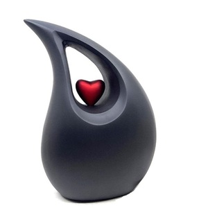 Royal Aluminum Tear Drop Cremation <b>Keepsake</b> Urn <b>Memorial</b> Tribute Holder Designed With Durable Elegant Secure Lid Closure - Product Image 4