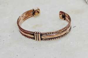 Artisan Handmade Stone Cuff Bracelet with Tree of Life Pattern Jasper Hinduism Theme - Product Image 2