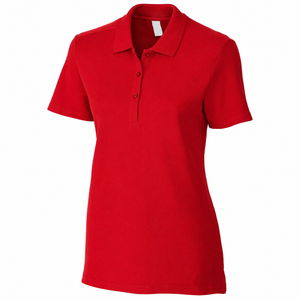 เสื้อโปโลผู้หญิง พิมพ์ลายโลโก้ด้วยผ้าไหมคุณภาพสูง 100% ผ้าฝ้าย - Product Image 5